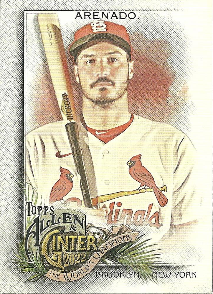#4 Nolan Arenado - St. Louis Cardinals - 2022 Topps Allen & Ginter Baseball