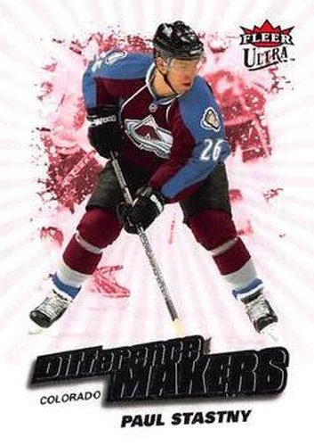#DM4 Paul Stastny - Colorado Avalanche - 2008-09 Ultra - Difference Makers Hockey