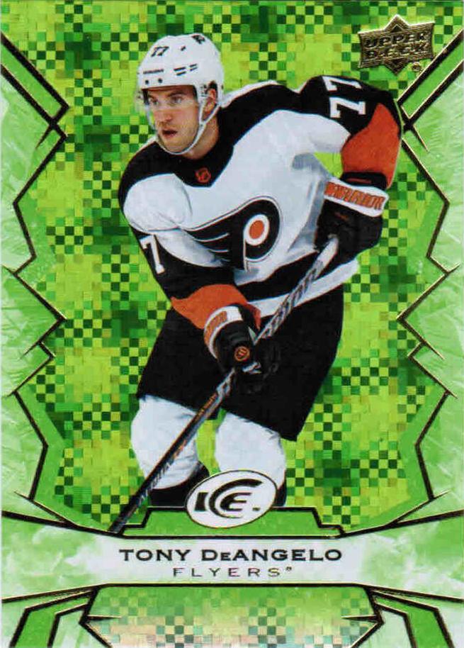 #4 Tony DeAngelo - Philadelphia Flyers - 2022-23 Upper Deck Ice - Green Hockey