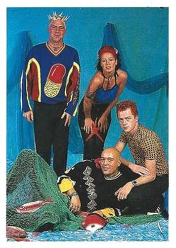 #4 Aqua - 1999 Panini Smash Hits Stickers