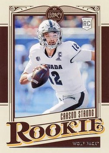 #4 Carson Strong - Nevada Wolf Pack - 2022 Panini Chronicles Draft Picks - Legacy Rookies Football