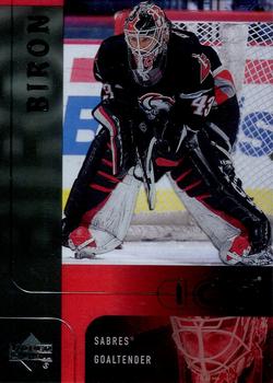 #4 Martin Biron - Buffalo Sabres - 2001-02 Upper Deck Ice Hockey