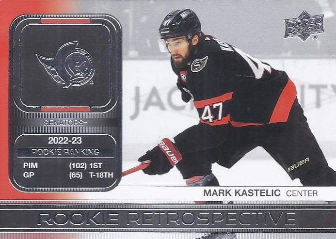 #RR-4 Mark Kastelic - Ottawa Senators - 2023-24 Upper Deck - Rookie Retrospective Hockey