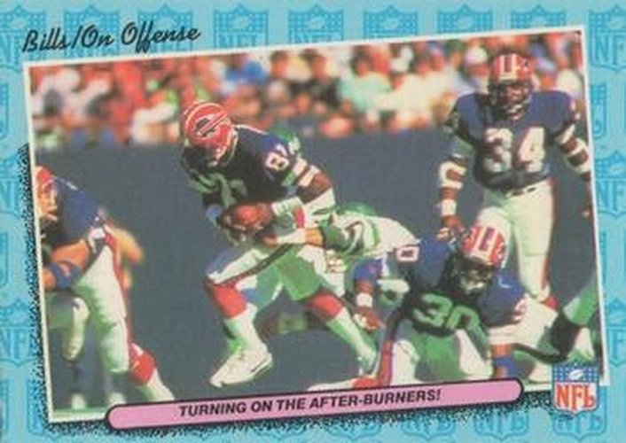 #4 Turning on the After-Burners! Offense - Buffalo Bills - 1986 Fleer Team Action Football