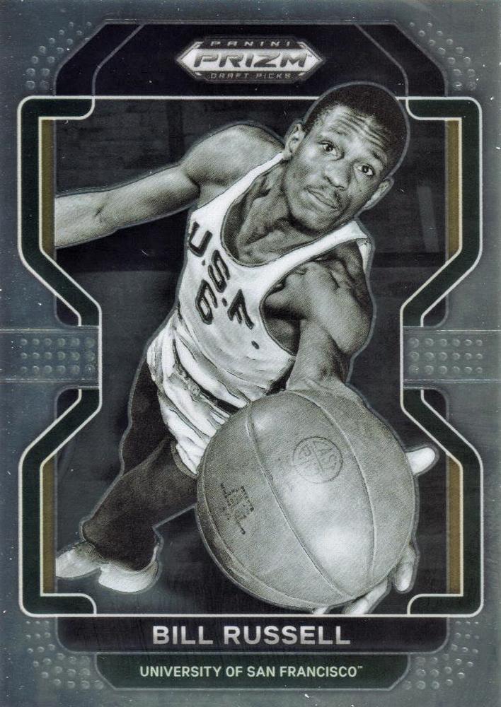 #4 Bill Russell - San Francisco Dons - 2022 Panini Prizm Draft Picks Basketball