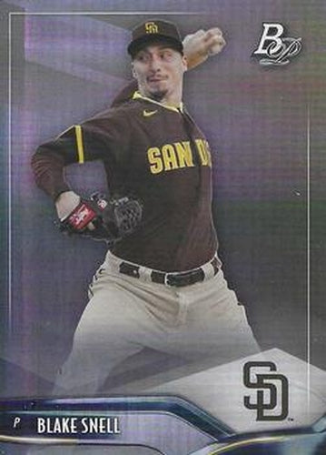 #4 Blake Snell - San Diego Padres - 2021 Bowman Platinum Baseball