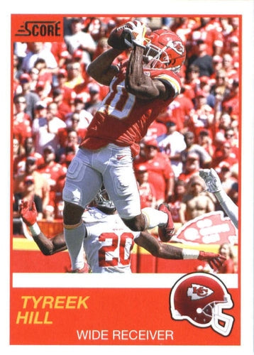 #4 Tyreek Hill - Kansas City Chiefs - 2019 Score Football