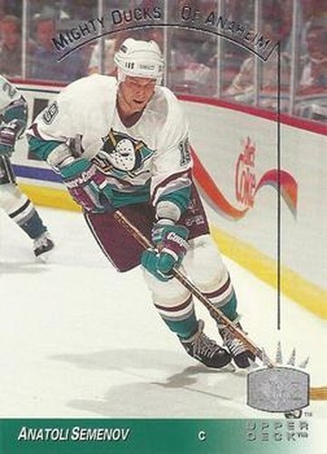 #4 Anatoli Semenov - Anaheim Mighty Ducks - 1993-94 Upper Deck - SP Hockey