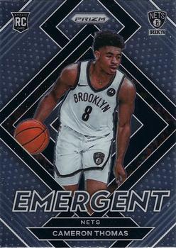 #4 Cameron Thomas - Brooklyn Nets - 2021-22 Panini Prizm - Emergent Basketball