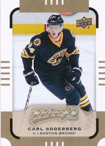 #4 Carl Soderberg - Boston Bruins - 2015-16 Upper Deck MVP Hockey