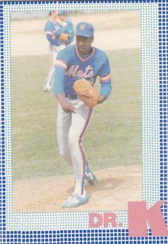 #4 Dwight Gooden - New York Mets - 1985 Renata Galasso Dwight Gooden Dr. K Baseball