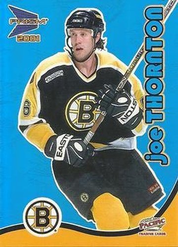 #4 Joe Thornton - Boston Bruins - 2000-01 Pacific Prism McDonald's - Blue Hockey