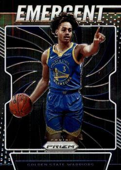 #4 Jordan Poole - Golden State Warriors - 2019-20 Panini Prizm - Emergent Basketball