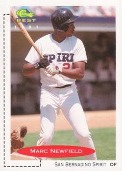 #4 Marc Newfield - San Bernardino Spirit - 1991 Classic Best Baseball