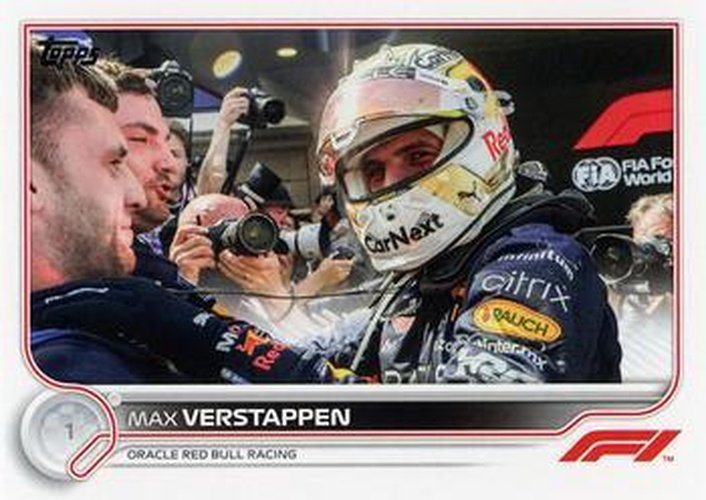 #4 Max Verstappen - Oracle Red Bull Racing - 2022 Topps Formula 1 Racing