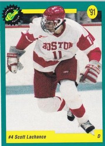 #4 Scott Lachance - New York Islanders - 1991 Classic Draft Picks Hockey