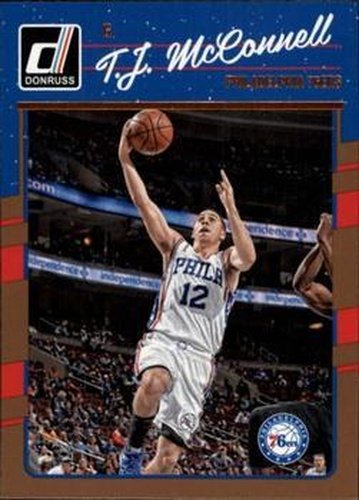 #4 T.J. McConnell - Philadelphia 76ers - 2016-17 Donruss Basketball