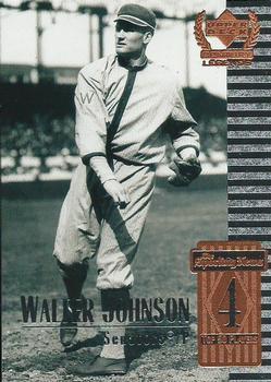 #4 Walter Johnson - Washington Senators - 1999 Upper Deck Century Legends Baseball