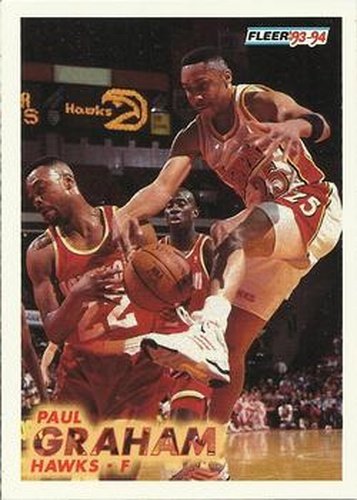 #4 Paul Graham - Atlanta Hawks - 1993-94 Fleer Basketball