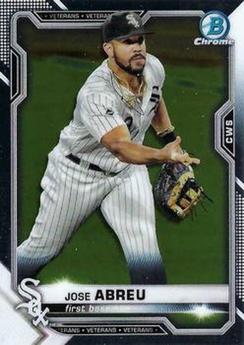 #4 Jose Abreu - Chicago White Sox - 2021 Bowman Chrome Baseball