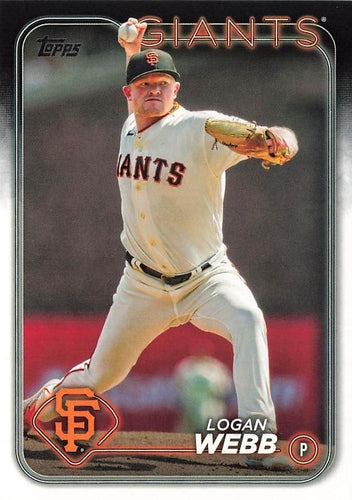#4 Logan Webb - San Francisco Giants - 2024 Topps Baseball