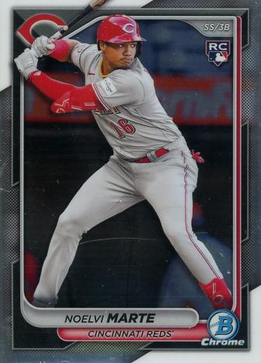 #4 Noelvi Marte - Cincinnati Reds - 2024 Bowman Chrome Baseball