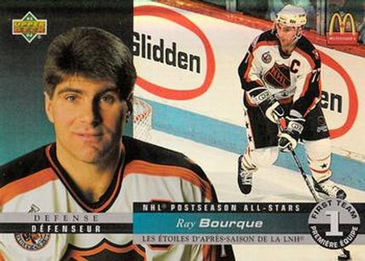 #McH-04 Ray Bourque - Boston Bruins - 1993-94 Upper Deck McDonald's NHL All-Stars - Postseason Holograms Hockey