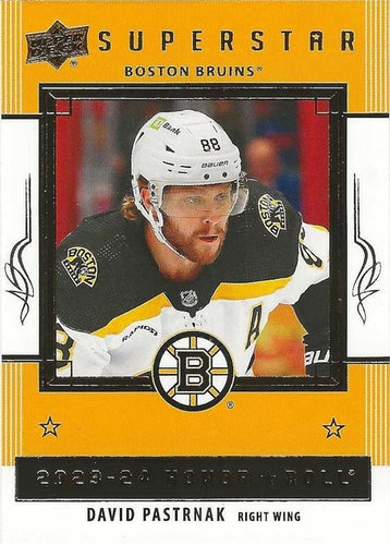 #HR-4 David Pastrnak - Boston Bruins - 2023-24 Upper Deck - Honor Roll Hockey