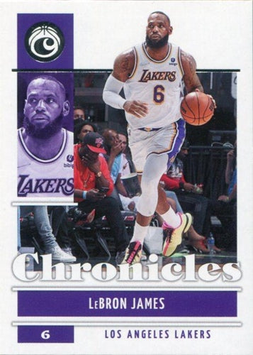 #4 LeBron James - Los Angeles Lakers - 2021-22 Panini Chronicles Basketball