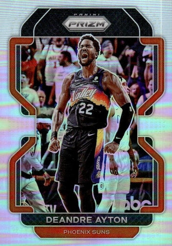 #4 Deandre Ayton - Phoenix Suns - 2021-22 Panini Prizm - Silver Basketball