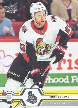 #504 Connor Brown - Ottawa Senators - 2019-20 Upper Deck Hockey