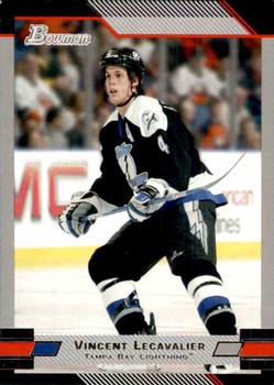#4 Vincent Lecavalier - Tampa Bay Lightning - 2003-04 Bowman Draft Picks and Prospects Hockey
