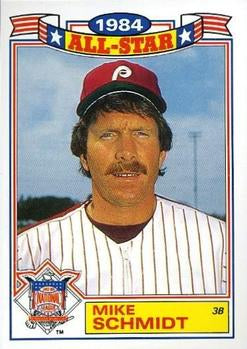 #4 Mike Schmidt - Philadelphia Phillies - 1985 Topps - 1984 All-Star Game Baseball