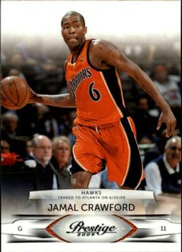 #4 Jamal Crawford - Atlanta Hawks - 2009-10 Panini Prestige Basketball