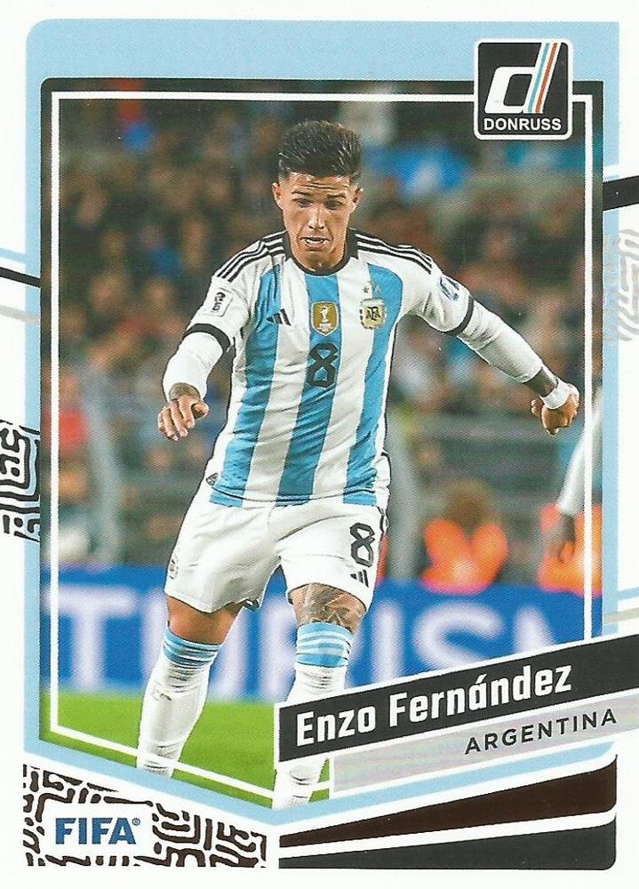 #4 Enzo Fernández - Argentina - 2023-24 Donruss Soccer