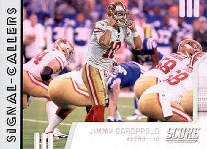 #SC-4 Jimmy Garoppolo - San Francisco 49ers - 2019 Score - Signal-Callers Football