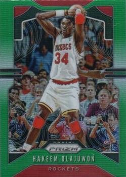 #4 Hakeem Olajuwon - Houston Rockets - 2019-20 Panini Prizm - Prizms Green Basketball