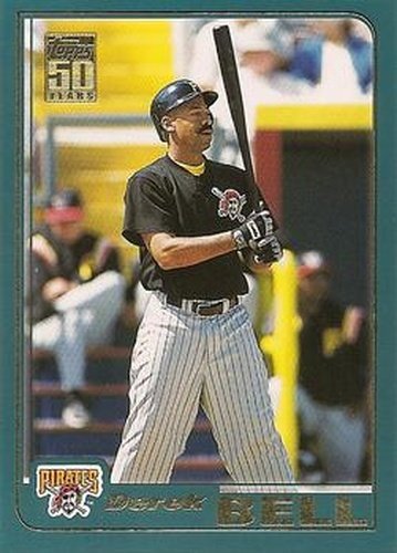 #T4 Derek Bell - Pittsburgh Pirates - 2001 Topps Traded & Rookies Baseball