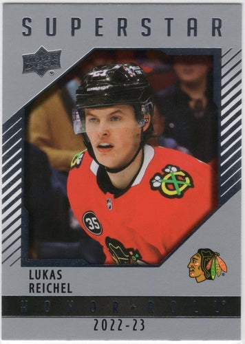 #HR-4 Lukas Reichel - Chicago Blackhawks - 2022-23 Upper Deck - Honor Roll Hockey