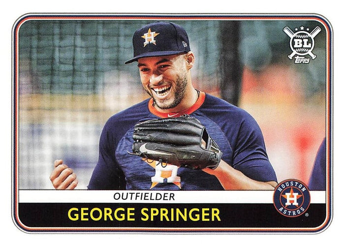 #5 George Springer - Houston Astros - 2020 Topps Big League Baseball