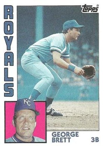 #500 George Brett - Kansas City Royals - 1984 Topps Baseball