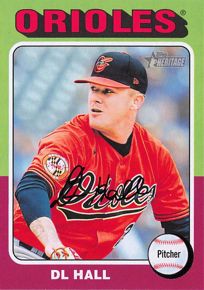 #500 DL Hall - Baltimore Orioles - 2024 Topps Heritage Baseball