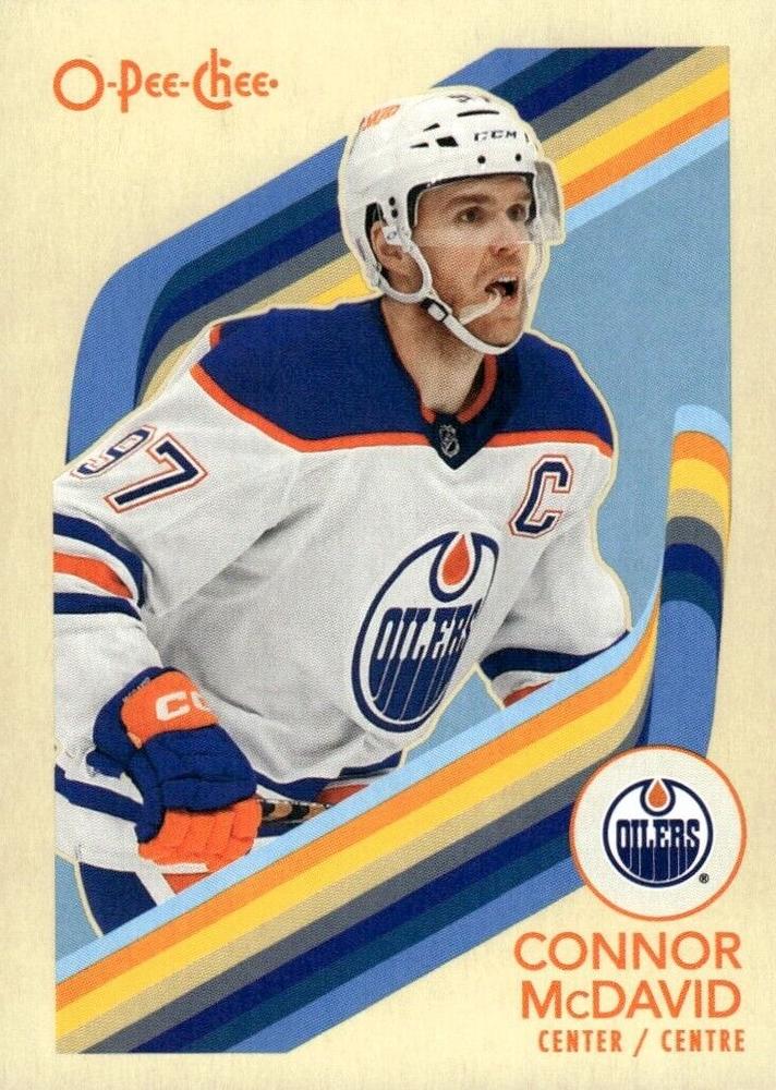 #501 Connor McDavid - Edmonton Oilers - 2023-24 O-Pee-Chee - Retro Hockey