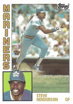 #501 Steve Henderson - Seattle Mariners - 1984 Topps Baseball