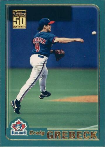 #501 Craig Grebeck - Toronto Blue Jays - 2001 Topps Baseball