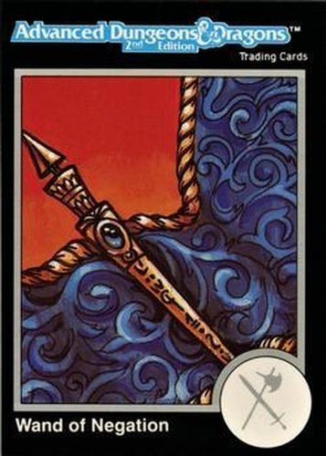 #501 Wand of Negation - 1991 TSR Advanced Dungeons & Dragons - Silver