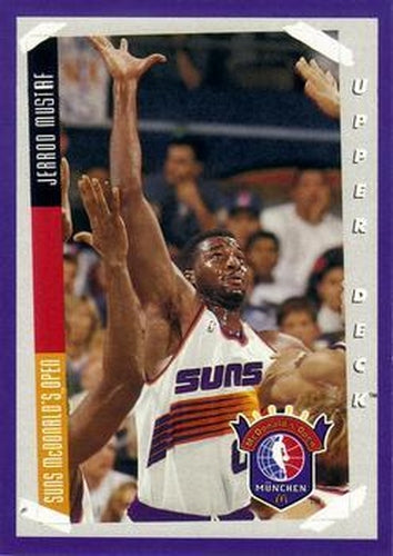 #501 Jerrod Mustaf - Phoenix Suns - 1993-94 Upper Deck Basketball