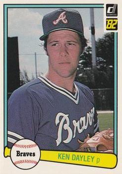 #501 Ken Dayley - Atlanta Braves - 1982 Donruss Baseball