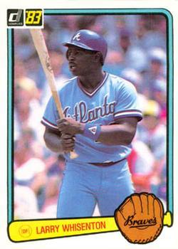 #501 Larry Whisenton - Atlanta Braves - 1983 Donruss Baseball