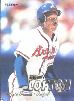 #501 Kenny Lofton - Atlanta Braves - 1997 Fleer Baseball